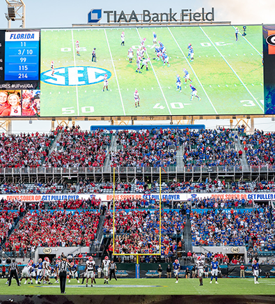 Georgia-Florida Game at Stadium